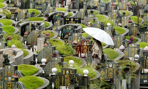 thực trạng nghĩa trang châu á